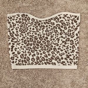 Express Leopard Print Cr - Brown and Cream